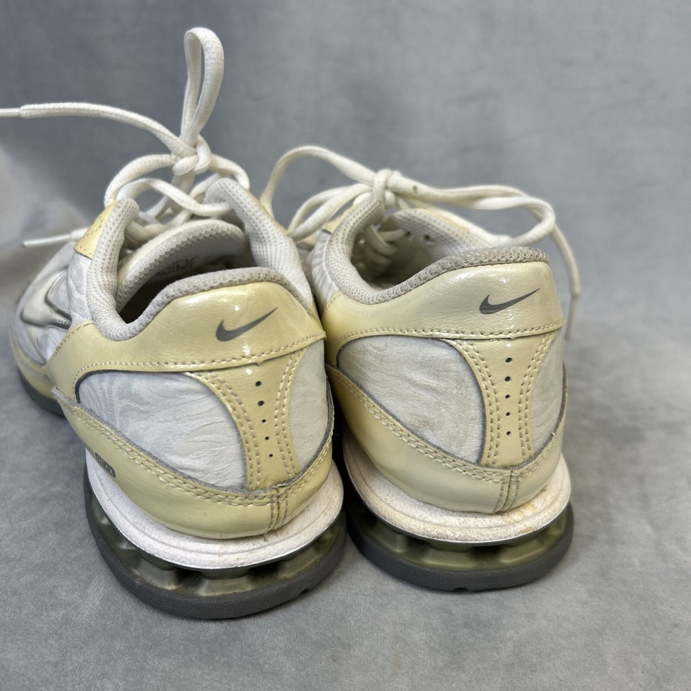 Nike Reax Revolution Running Shoes Womens Size 7.5 333767-111 White Gray Sneaker - Picture 4 of 16